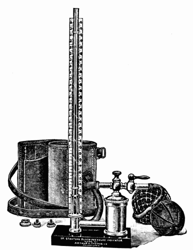 Fig. 14.&mdash;Stanton's sphygmomanometer.