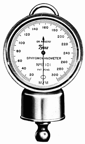 Fig. 19.&mdash;Detail of the dial in the "Tycos" instrument.