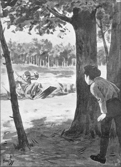 Maar opeens hoorde hij een hevig gekraak.... (pag.&nbsp;195).