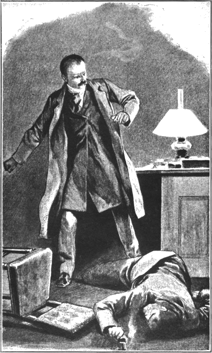 "He had turned the pistol to his head and blown his
brains out."
