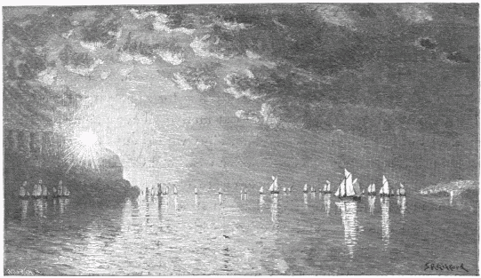 "SUNSET ON THE HUDSON."&mdash;[SANDFORD R. GIFFORD.]