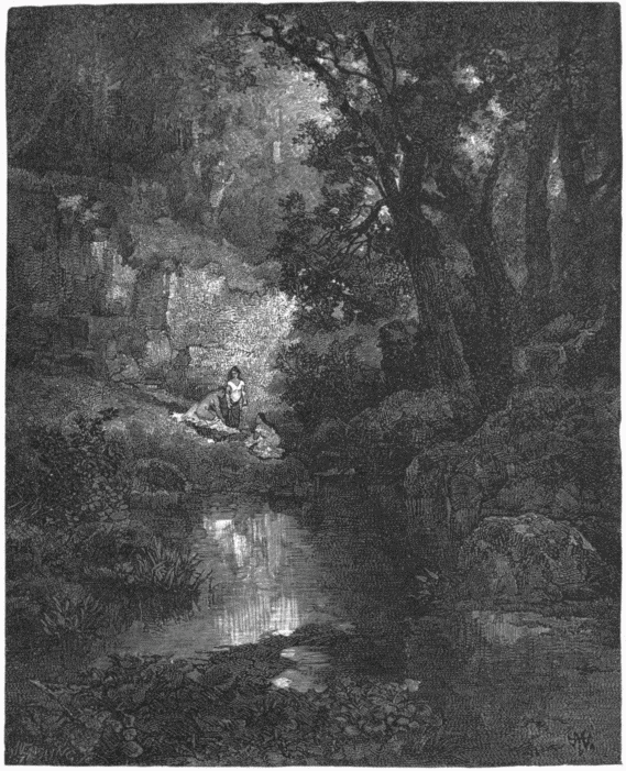 "THE BATHERS."&mdash;[THOMAS MORAN.]