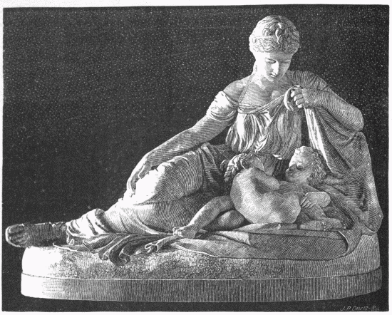"LATONA AND HER INFANTS."&mdash;[W. H. RINEHART.]