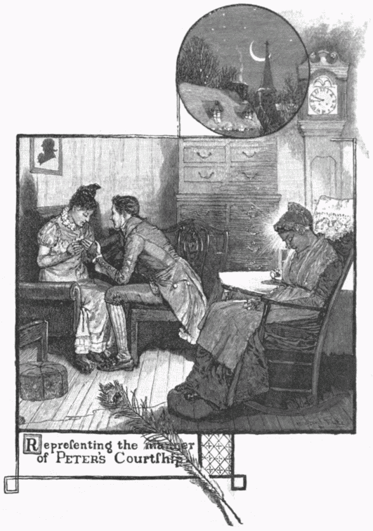 Representing the manner of PETER'S Courtship.
[Howard Pyle.]