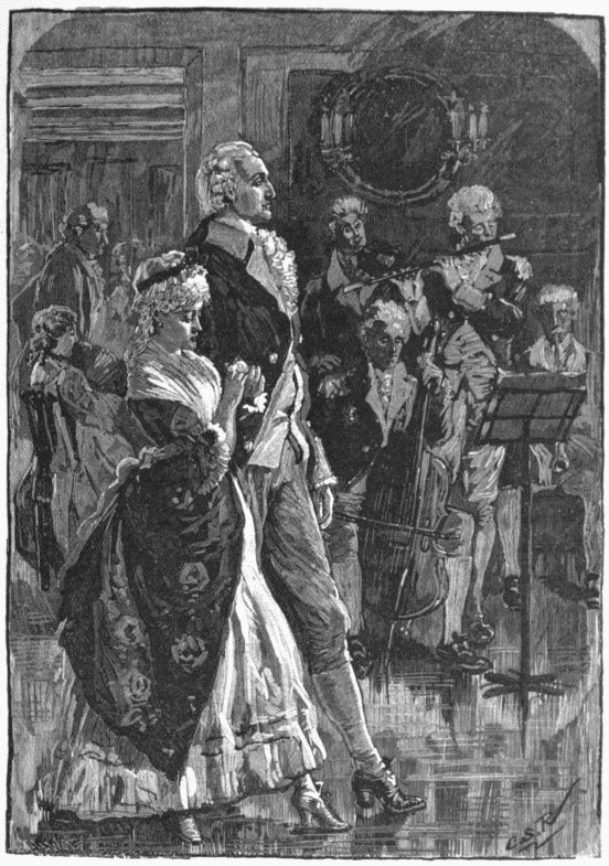 "WASHINGTON OPENING THE BALL."&mdash;[C. S. REINHART.]