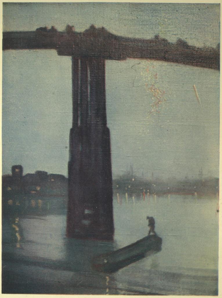 PLATE I.&mdash;OLD BATTERSEA BRIDGE.