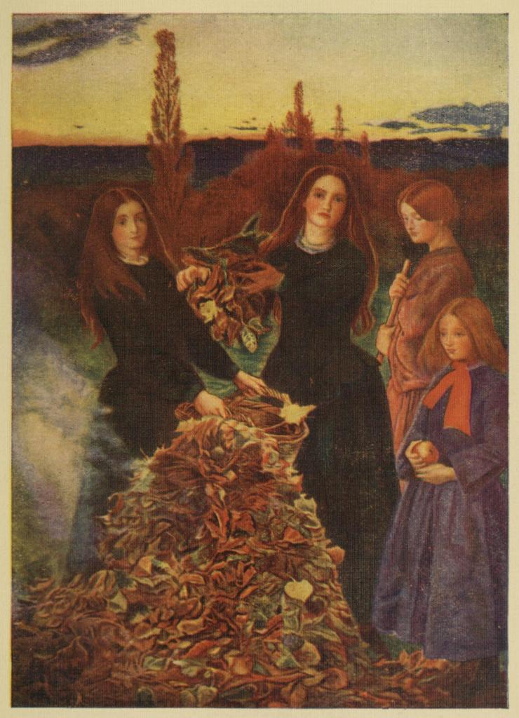 PLATE IV.&mdash;AUTUMN LEAVES