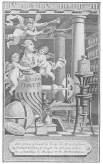 Frontispiece of Pinetti’s book, “Amusements Physiques,”
published in Paris, 1785, one of the first treasures of the Evanion
Collection purchased by the author.