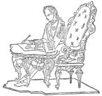 Writing and drawing figure claimed by Robert-Houdin as
his invention. From Manning’s Robert-Houdin brochure.