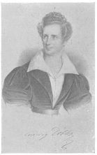 Ludwig Döbler in his prime, taken about 1839. The
original of this rare picture was discovered by the author in a small
print shop in Moscow, Russia. It is now a part of his Collection.