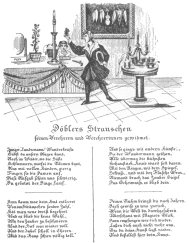 Döbler’s farewell programme in verse, used when he played
his last engagement in the Josephstadter Theatre, Vienna. Original given
by Döbler personally to Henry Evanion; now in the Harry Houdini
Collection.