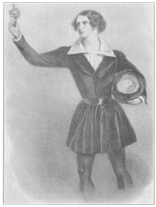 Ludwig Döbler in his prime, offering his most popular
trick, “The Creation of Flowers.” From a rare lithograph in the Harry
Houdini Collection.