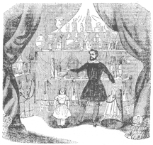 Alexander Heimburger, known in conjuring as Alexander the
Conjurer, from a quaint illustration in “The North American,” published
in Mexico.