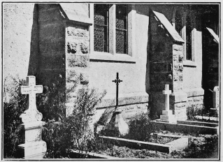 The last resting place at Zermatt of some English
climbers.
To face p. 11.