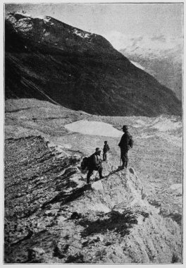 On the crest of an old moraine.

To face p. 317.