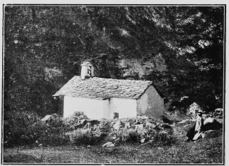 A mountain chapel near Zermatt where special prayers are
offered for defence against avalanche.

To face p. 59.