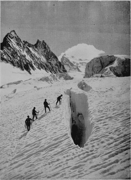 The Ecrins (in the centre) from the Glacier Blanc. By
Signor Vittorio Sella.

To face p. 247.
