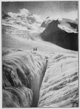 The second largest glacier in the Alps. By Royston Le
Blond.

To face p. 259.