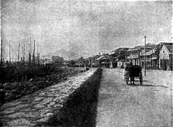 Stra�e in Kobe.