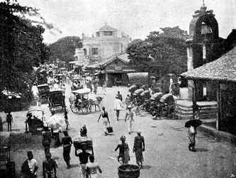 Rathaus in Colombo mit Holl�ndischem Turm.