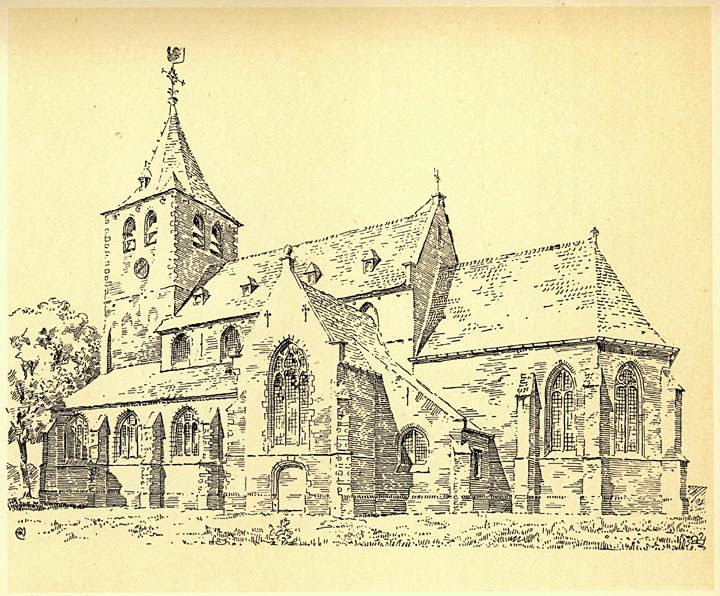 KERK TE HALSTEREN (N.-B.).