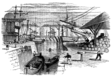 LONDON DOCKS&mdash;OUTER BASIN.