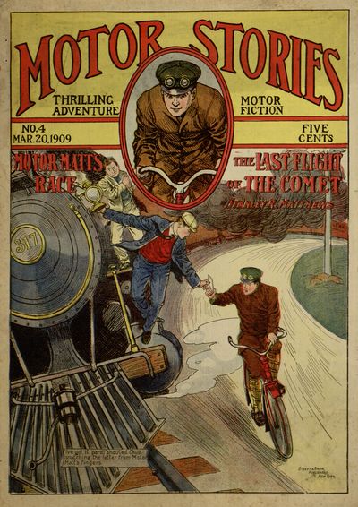 "I've got it, pard!" shouted Chub,
snatching the letter from Motor
Matt's fingers.