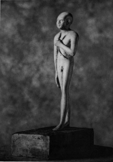 Image not available: ELECTRUM STATUETTE OF A YOUTH

XVIIITH DYNASTY: PERIOD OF AMENHETEP I.