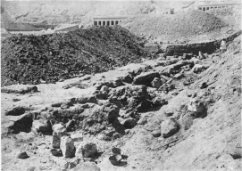 Image not available: 1. Foundations of Wall of Amenhetep I and
Aahmes-nefert-ari, and Workmen’s Dwellings