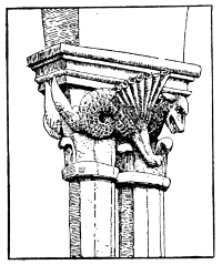 CAPITAL IN THE FRANCISCAN
CLOISTER