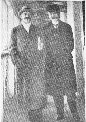 Sir Louis Mallet and M. Bompard, the French Ambassador to
Turkey.

[To face p. 116

