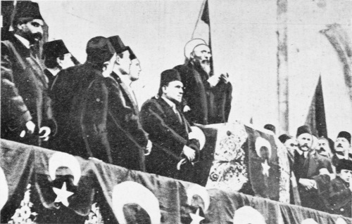 Sheik-ul-Islam proclaiming a Holy War.

[To face p. 192.

