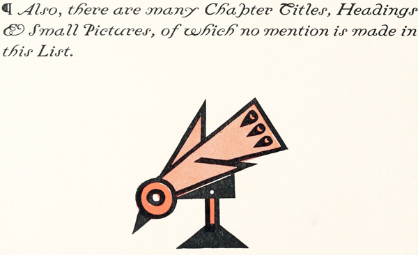 ¶ Also, there are many Chapter Titles, Headings &
  Small Pictures, of which no mention is made in this List.