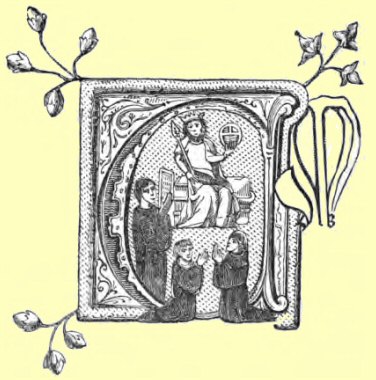 Initial Letter of a Charter from Edw. III. to the Austin&rsquo;s
Friars