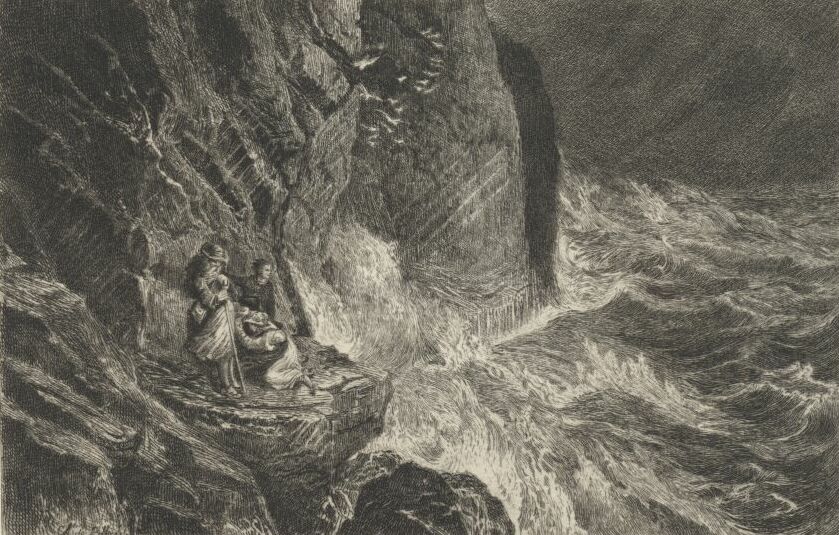 The Rescue of Sir Arthur and Miss Wardour
