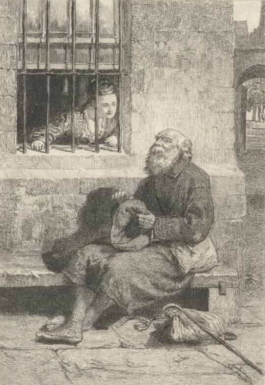 Eddie Ochiltree Visits Miss Wardour
