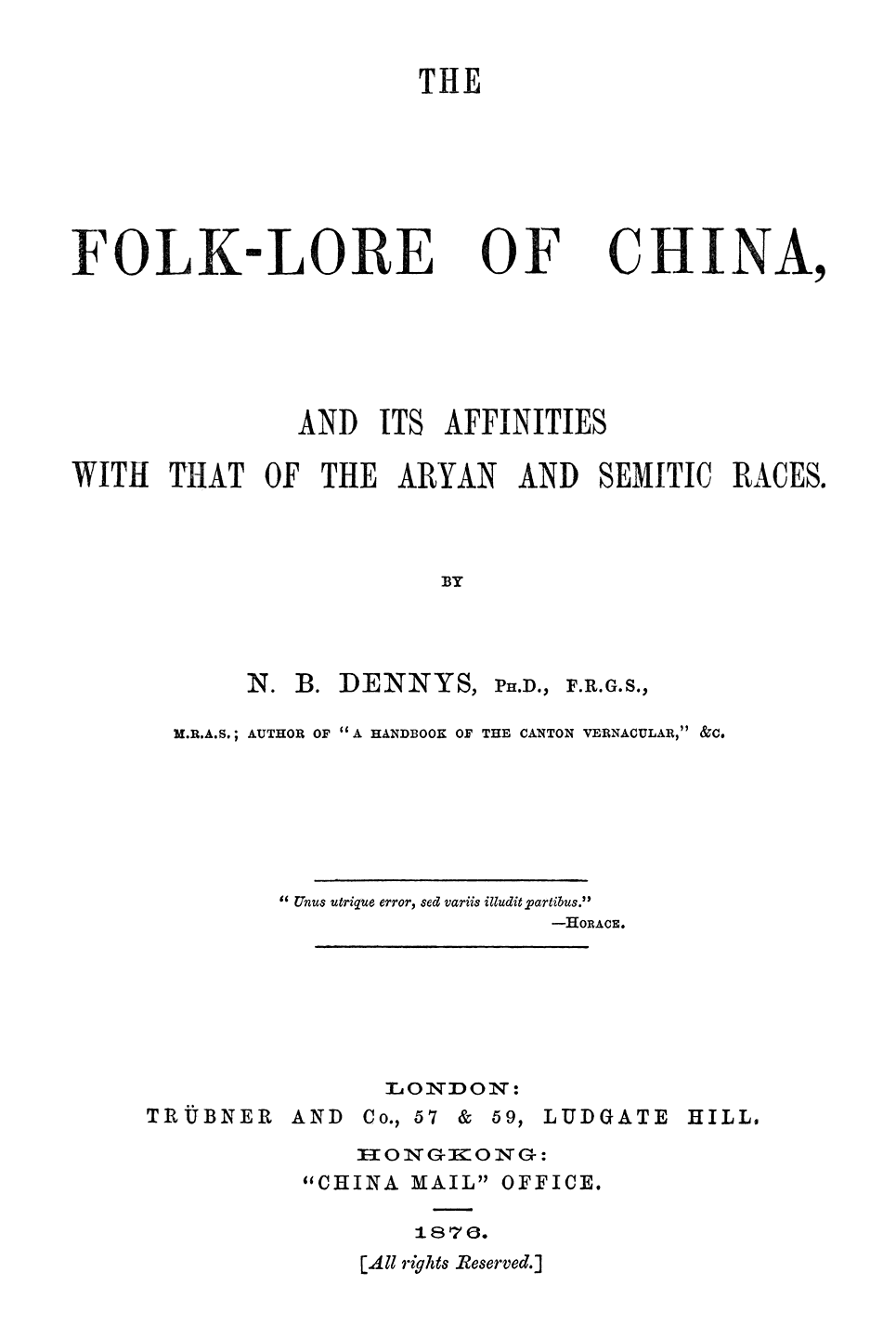 Original Title Page.