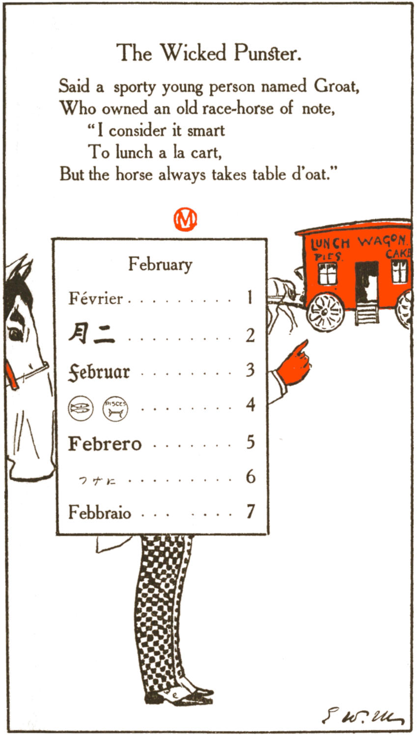 Mr Groat and lunch cart