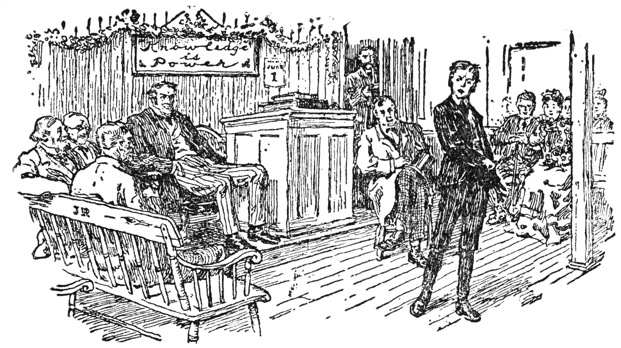 Courtroom scene